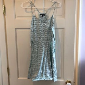 Teal sleeveless dress